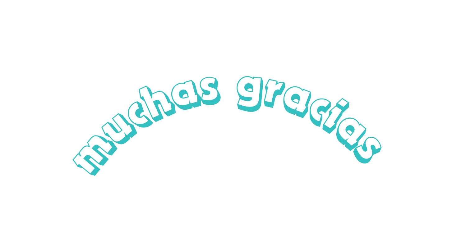 muchas gracias